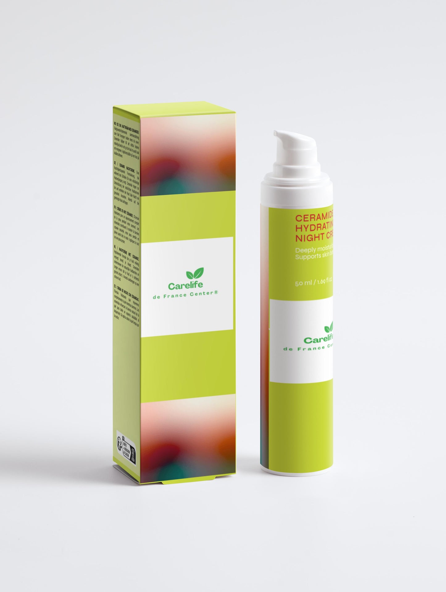 Crème de nuit hydratante aux céramides